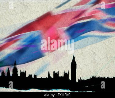 L'ART NUMÉRIQUE : Londres Banque D'Images