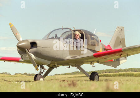 Duc de Hamilton avec son Bulldog Scottish Aviation avion à East Lothian Archerfield Banque D'Images