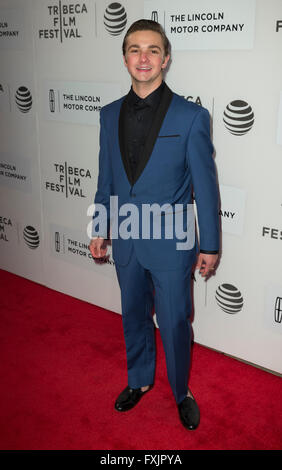 New York, NY USA - Le 14 avril 2016 : Paulie Litt assiste à la première de The Devil et le bleu profond de la mer au cours de Tribeca Film Festival au CCMB Banque D'Images