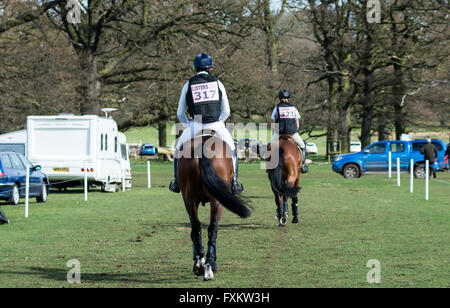 Belton House 16 avril 2016 Lincolnshire : les concurrents du monde entier terminé dans le cross-country annuel, le dressage et le spectacle équestre. Credit : Clifford Norton/Alamy Live News Banque D'Images