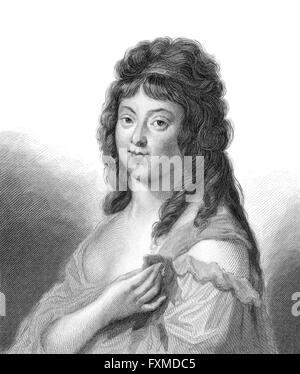 Madame Roland ou Joseph Phlippon Roland, 1754 - 1793, un partisan de la Révolution française et membre de l'aec Girondin Banque D'Images