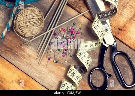 Kit de couture. Banque D'Images