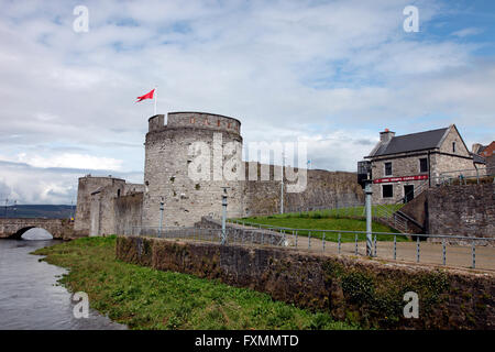 King John's Castle, Limerick, Irlande Banque D'Images