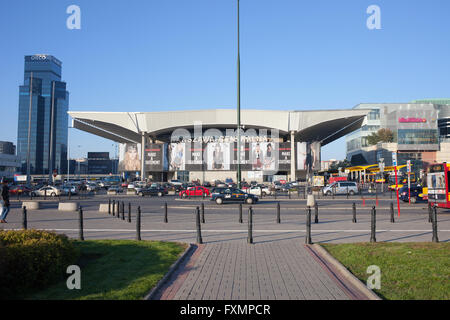 La gare centrale Warszawa Centralna - en centre-ville de Varsovie, Pologne Banque D'Images