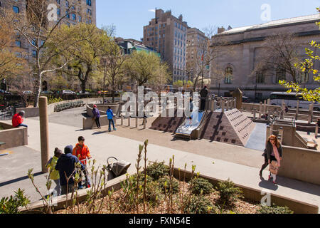 L'ancienne aire de jeux, Central Park, Manhattan, New York City, États-Unis d'Amérique. Banque D'Images