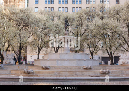 Pomona sur le roman Fontaine, Grand Army Plaza, à Manhattan, New York City, États-Unis d'Amérique. Banque D'Images