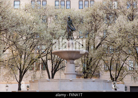 Pomona sur le roman Fontaine, Grand Army Plaza, à Manhattan, New York City, États-Unis d'Amérique. Banque D'Images