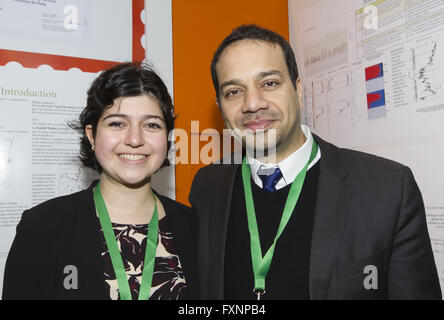 Le Big Bang 2016 UK Les jeunes scientifiques et ingénieurs juste - Jour 2 mettant en vedette : Roxanne El-Hady Où : Birmingham, Royaume-Uni Quand : 17 Mars 2016 Banque D'Images