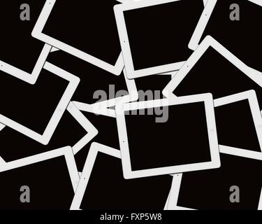 Tablettes numériques vierges. Banque D'Images