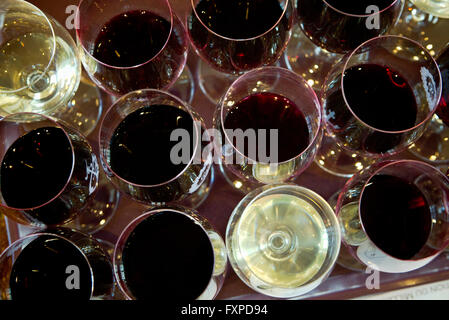Verres de vin Banque D'Images
