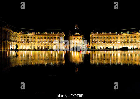 Place de la Bourse, Bordeaux, France Banque D'Images