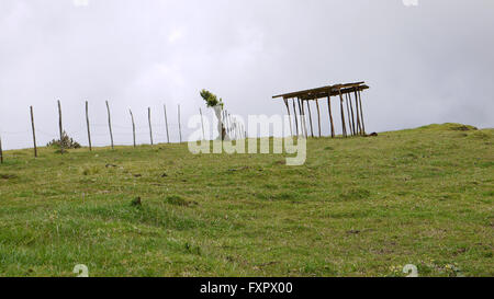 Kapchorwa, Ouganda. 16 avril, 2016. Une photo vue sur place d'Teryet village niché sur les pentes du mont Elgon en Ouganda. La zone vierge sera le premier à l'Ouganda accueil High Altitude Sports Centre de formation. Le développement permettrait d'économiser les athlètes ougandais de voyager de longues distances pour s'entraîner dans les hautes terres du Kenya. Banque D'Images