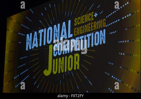 Le Big Bang 2016 UK Les jeunes scientifiques et ingénieurs Fair - Jour 2 - Gagnants comprend : Atmosphère Où : Birmingham, Royaume-Uni Quand : 17 Mars 2016 Banque D'Images