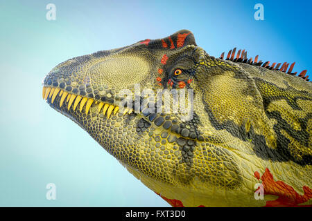 Exposition de dinosaures, de la paléontologie à l'Université de Rome, La Sapienza, Rome, Italie Banque D'Images