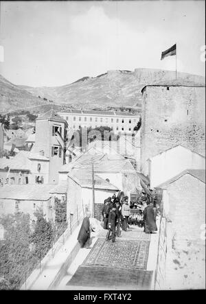 Reise nach Bulgarien von Franz Josef I., Kaiser von Österreich, 1910 Banque D'Images