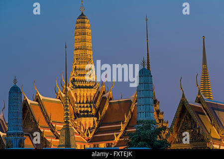 Wat Phra Kaew Palace Bangkok Thaïlande Banque D'Images