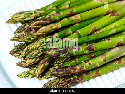 Les asperges vertes fraîches Banque D'Images