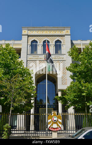 Botschaft, Vereinigte Arabische Émirat, Hiroshimastrasse,Tiergarten, Mitte, Berlin, Deutschland Banque D'Images