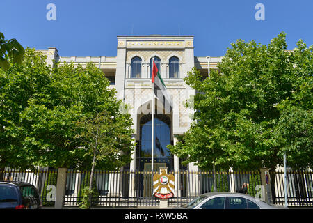 Botschaft, Vereinigte Arabische Émirat, Hiroshimastrasse,Tiergarten, Mitte, Berlin, Deutschland Banque D'Images