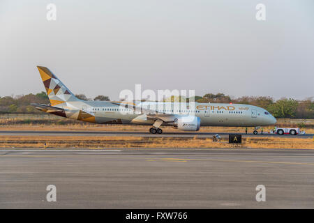 Etihad Airways Boeing 787 Dreamliner Banque D'Images