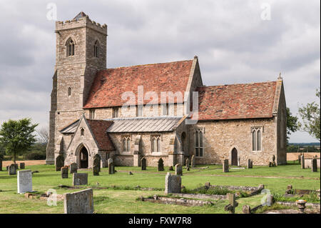 Woodwalton, España. St Andrew's Church, un bâtiment 14c redondant soignés par les Amis de l'Églises sans amis Banque D'Images