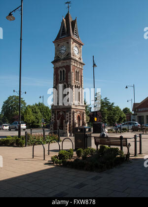 Newmarket réveil tour construite par Richard Arber pour commémorer le jubilé de la reine Victoria de 1887. Banque D'Images