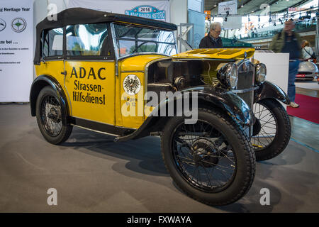 Voiture rétro BMW 3/15 PS DA2 ( 'Dixi') par l'ADAC (Automobile Club d'Allemagne), 1929. Banque D'Images