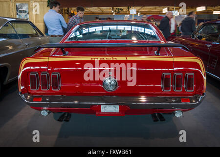 Pony car Ford Mustang Sportsroof, 1969. Banque D'Images