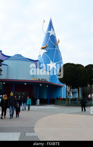 L'Art de l'animation Disney Walt Disney Studios Disneyland Paris France Banque D'Images