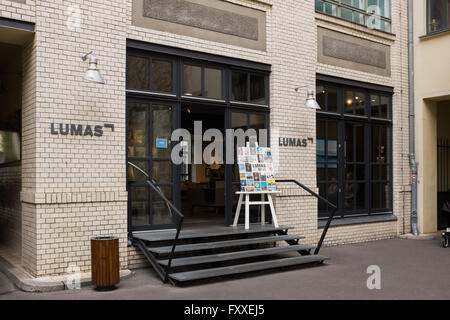 BERLIN, 15 avril : le Hackesche Hofe, une cour intérieure complexe dans le centre de Berlin le 15 avril 2016. Banque D'Images