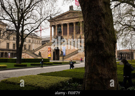 BERLIN, 15 avril : la Alte Nationalgalerie (ancienne Galerie Nationale) à Berlin le 15 avril 2016. Banque D'Images