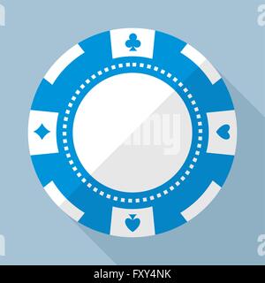 Puce Casino télévision vecteur icône. Puce jeu télévision symbole vecteur. Puce pour casino jeux vector design plat. Vecteur EPS8. Illustration de Vecteur