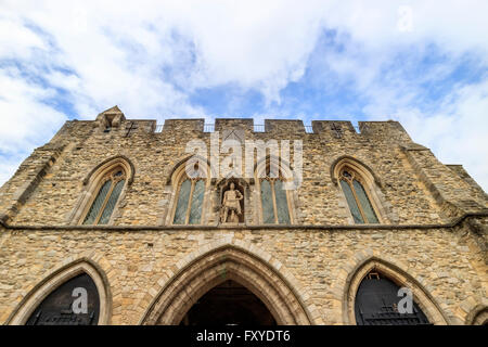 Le célèbre bâtiment historique - Bargate à Southampton Banque D'Images