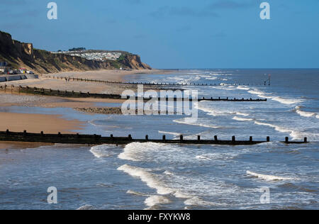 Plage de Cromer, North Norfolk, Angleterre Banque D'Images