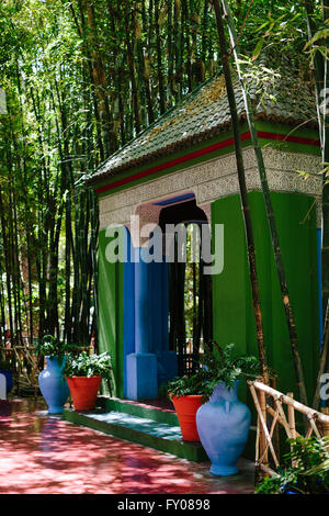 Jardin Marjorelle, Marrakech, Maroc Banque D'Images