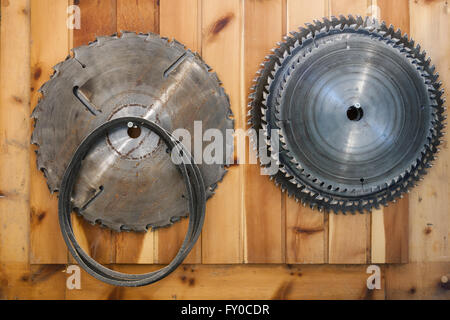 lames de scie Banque D'Images