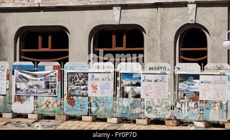 Travail de développement dans la ville de Dobrich Bulgarie en Europe Banque D'Images