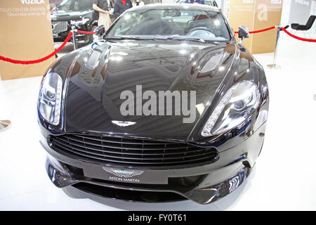 Zagreb Auto Show 2016.,voitures,1,Aston Martin,Zagreb, Croatie,EU Banque D'Images