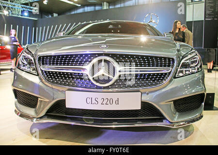 Zagreb Auto Show 2016.,voitures,4,Mercedes,1,Zagreb Croatie,EU Banque D'Images