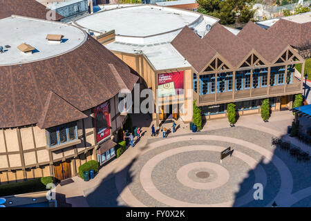 Old Globe Theatre dans le parc Balboa du caliifornia tower à San Diego, CA US Banque D'Images