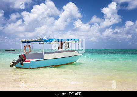 Charte sous-marin sur la mer à l'ile Maurice tropical island Banque D'Images