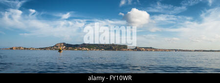 Vue panoramique sur l''archipel de La Maddalena en Sardaigne, Italie Banque D'Images