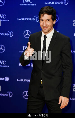 Berlin, Allemagne. 18 avr, 2016. Raul participant à la 17e Laureus World Sports Awards 2016 au Palais des Congrès de Berlin le 18 avril 2016 à Berlin, Allemagne. © dpa/Alamy Live News Banque D'Images