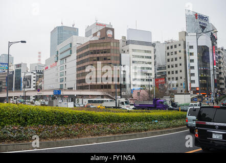 Le quartier d'Akasaka de Tokyo City, Japon Banque D'Images