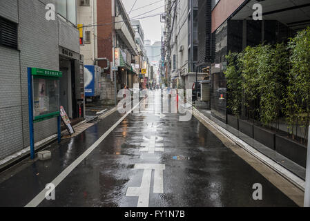 Ruelle dans le quartier d'Akasaka, Minato ward spécial, la ville de Tokyo, Japon Banque D'Images