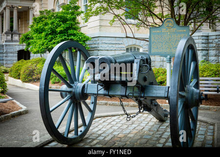 Fameux double Cannon - qui n'a jamais fonctionné comme prévu, Athens, Georgia, USA Banque D'Images