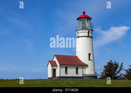 Le phare de Cape Blanco est situé le long de la côte de l'Oregon au nord de la ville de Port Orford. Banque D'Images