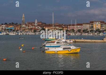 Vieille ville méditerranéenne d'Izola, Slovénie Banque D'Images