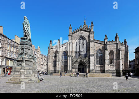 La cathédrale St Giles. Edinburgh Banque D'Images