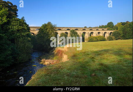 Aqueduc de Chirk et viaduc de chemin de fer, 12 Valley Banque D'Images